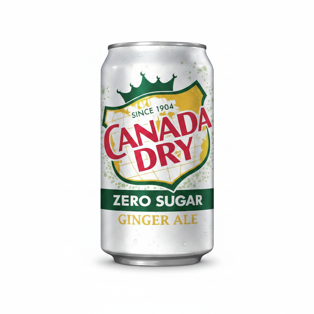 Canada Dry Zero Ginger Ale 12oz Can Zero Sugar Ginger Ale