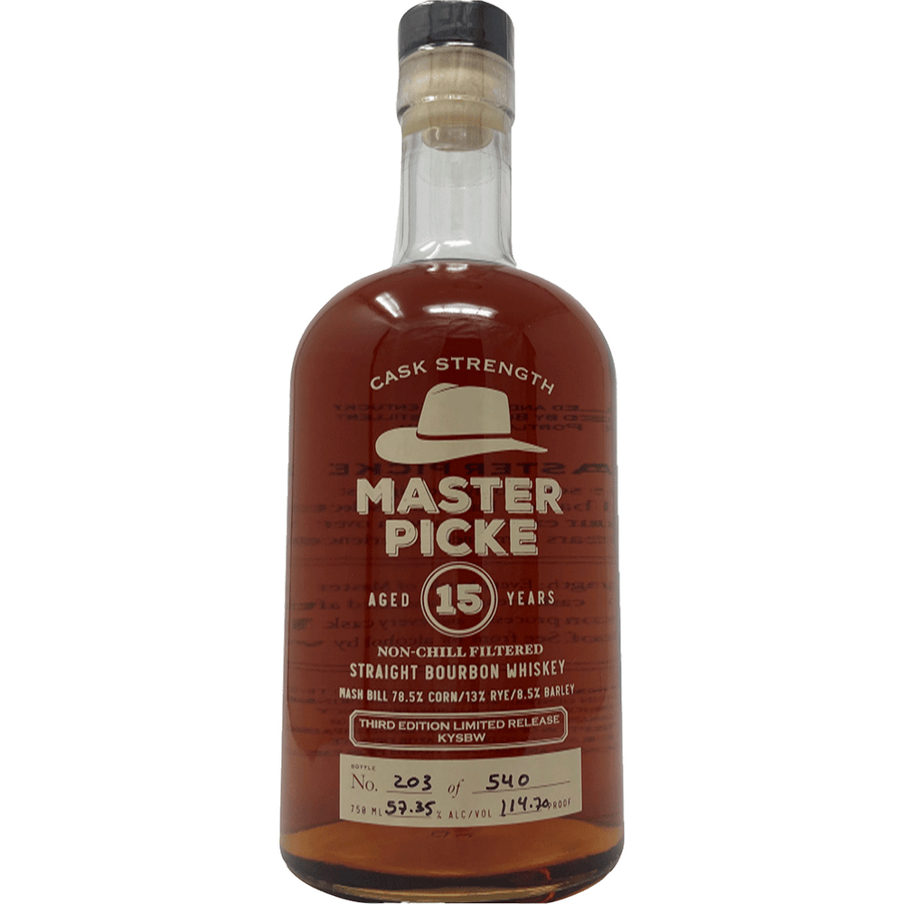 Master Picke 15yr 750ml 119.82 proof