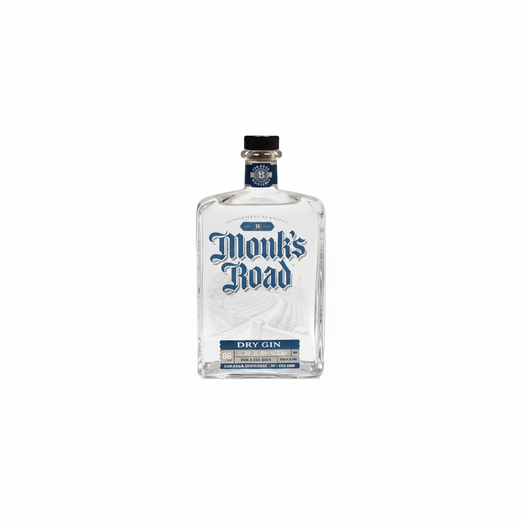 Monks Road Dry Gin 750ml