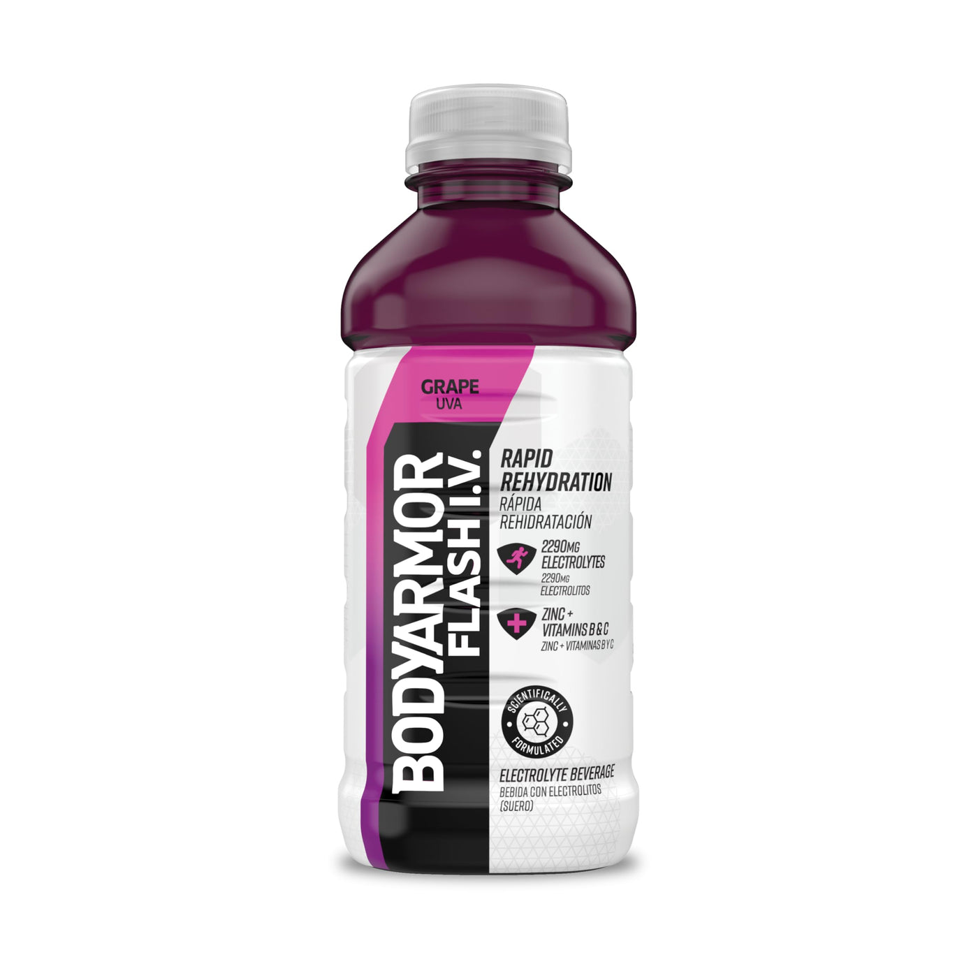 BA Flash IV Grape 20oz Body Armor Rapid Rehydration