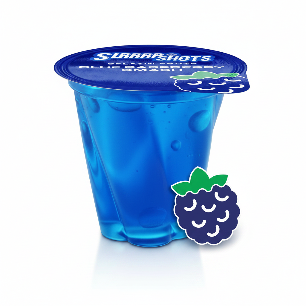 Slrrrp Jello Shot Blue Rasp Blue Raspberry