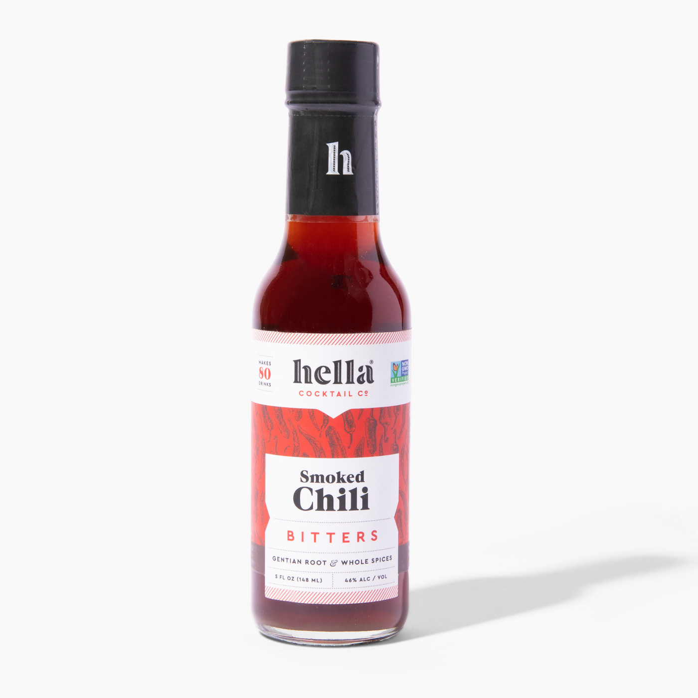Hella Cocktail Co. Smoked Chili Bitters 5oz bottle