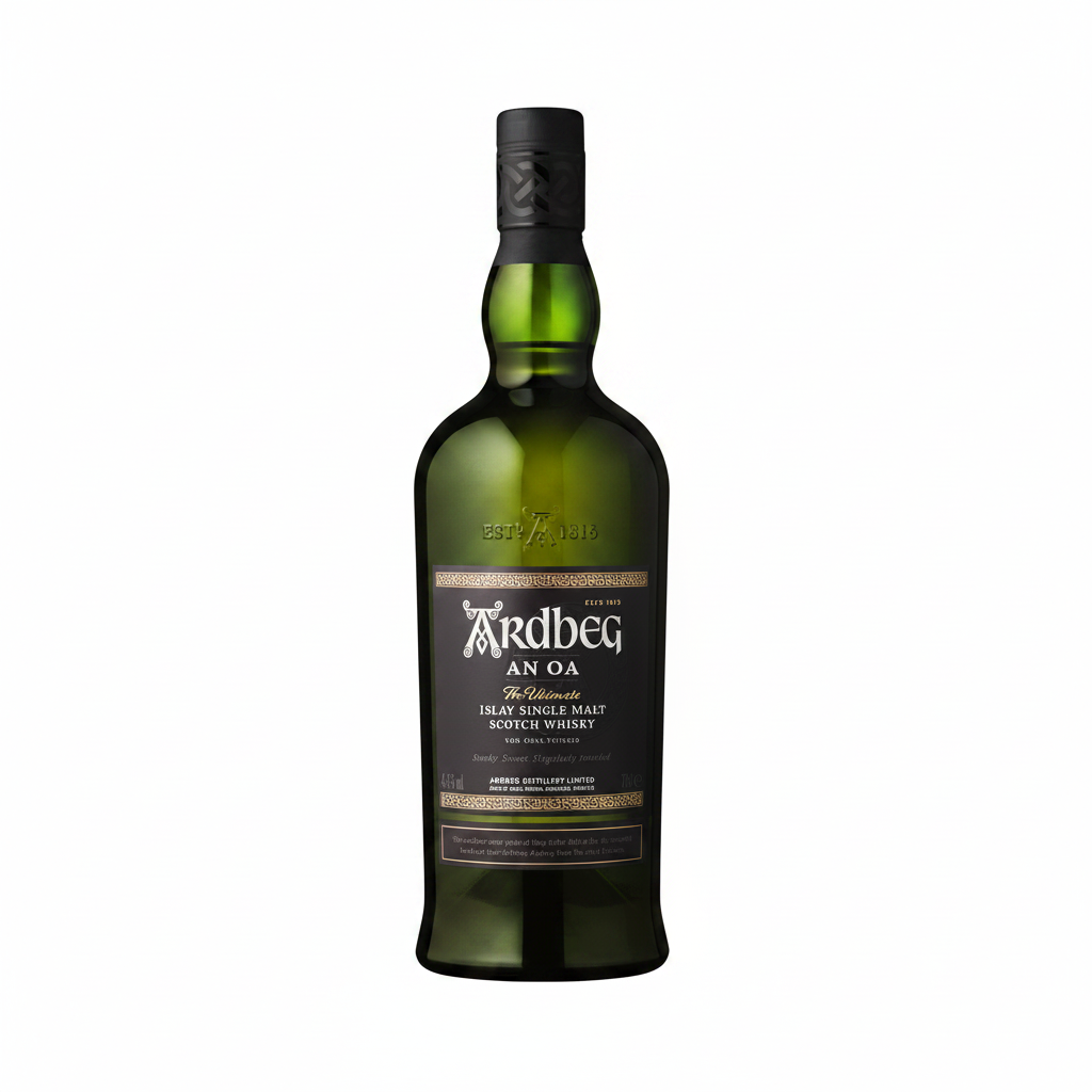 Ardbeg An Oa Whiskey bottle