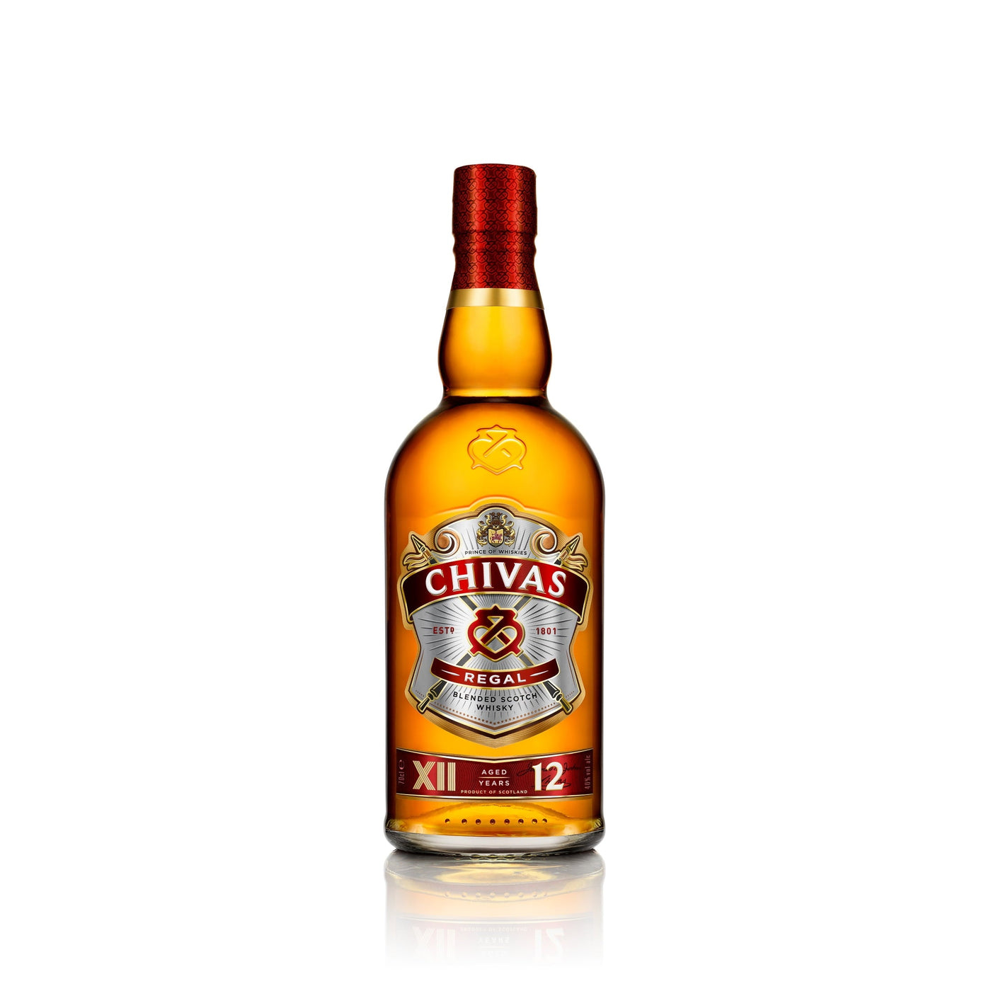 Chivas Regal 12 Year Whiskey bottle