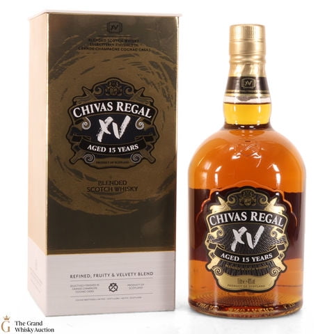 Chivas Regal 15 Year Whiskey bottle
