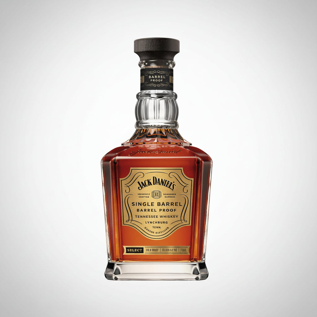 Jack Daniels Barrel Proof Whiskey bottle