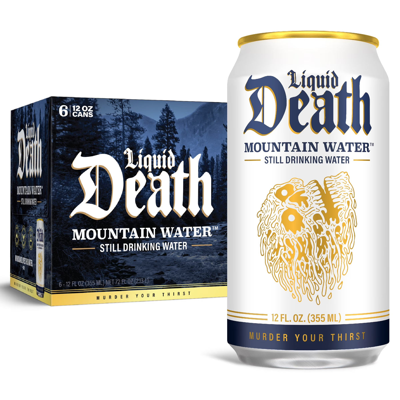 Liquid Death Mountain Water 16.9oz Can