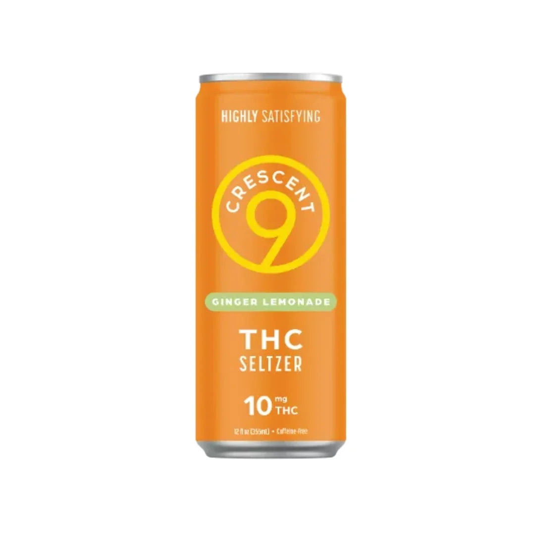 Crescent 9 THC Seltz Ginger Lm Ginger Lemonade Caffeine Free
