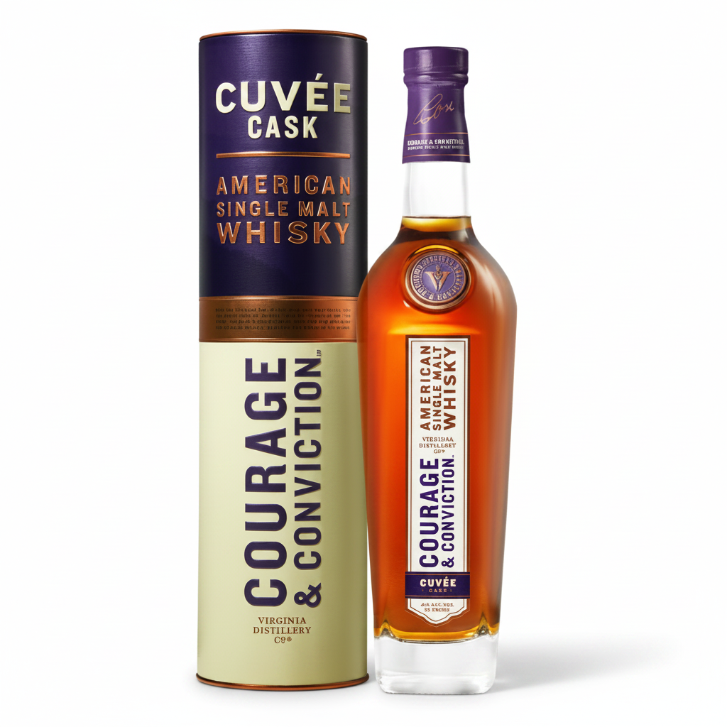 C & C Single Malt Gift Set Courage & Conviction 750ml