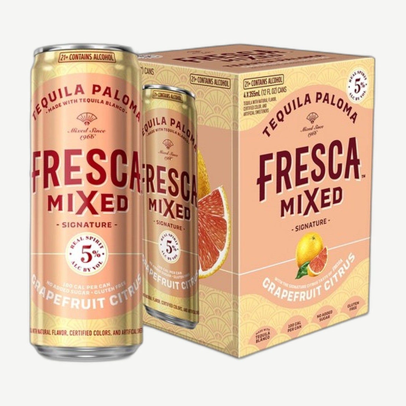 Fresca Mixed Tequila Paloma 4pk 12oz Cans