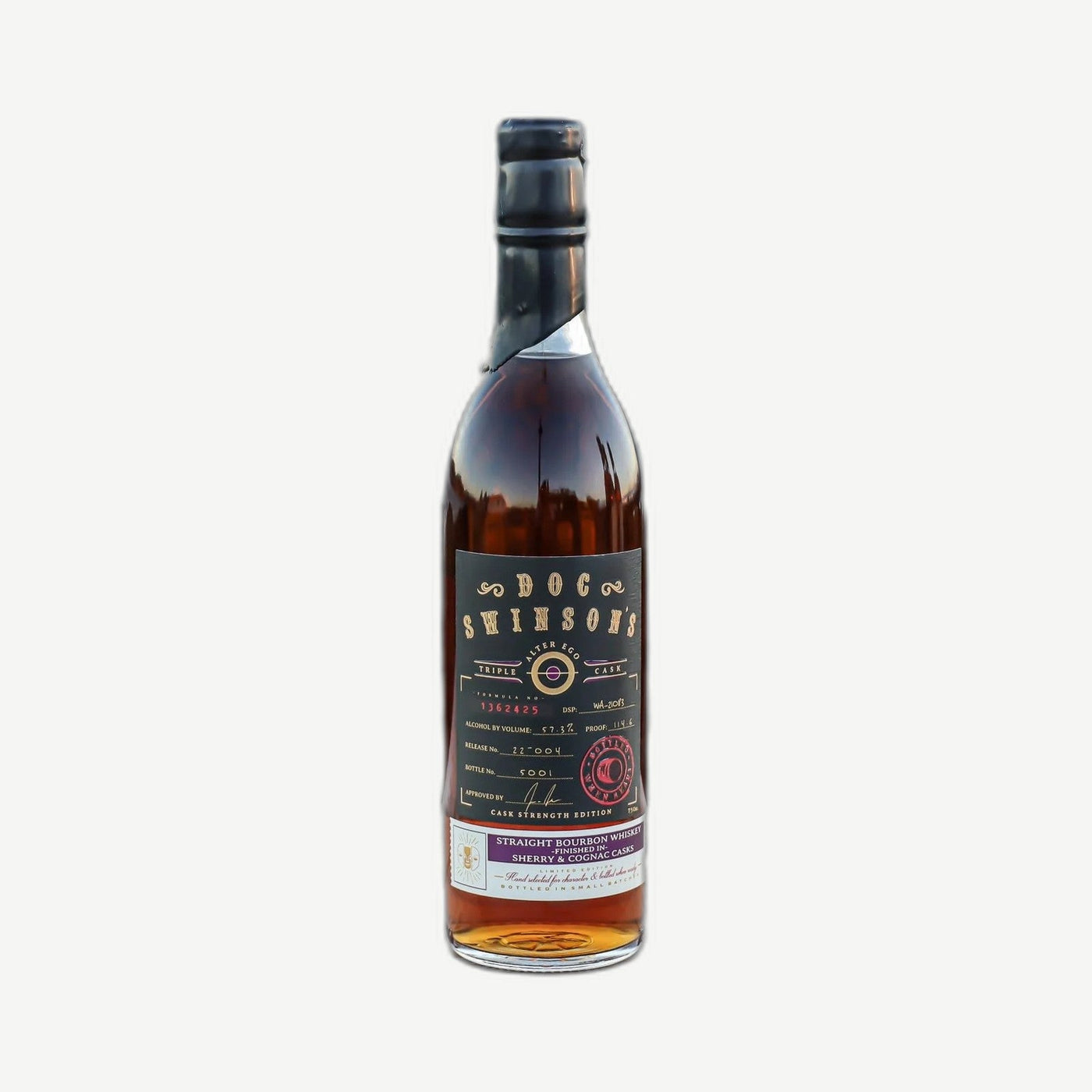Doc Swinson's Cask Bourbon 750 Triple Sherry Cask Bourbon