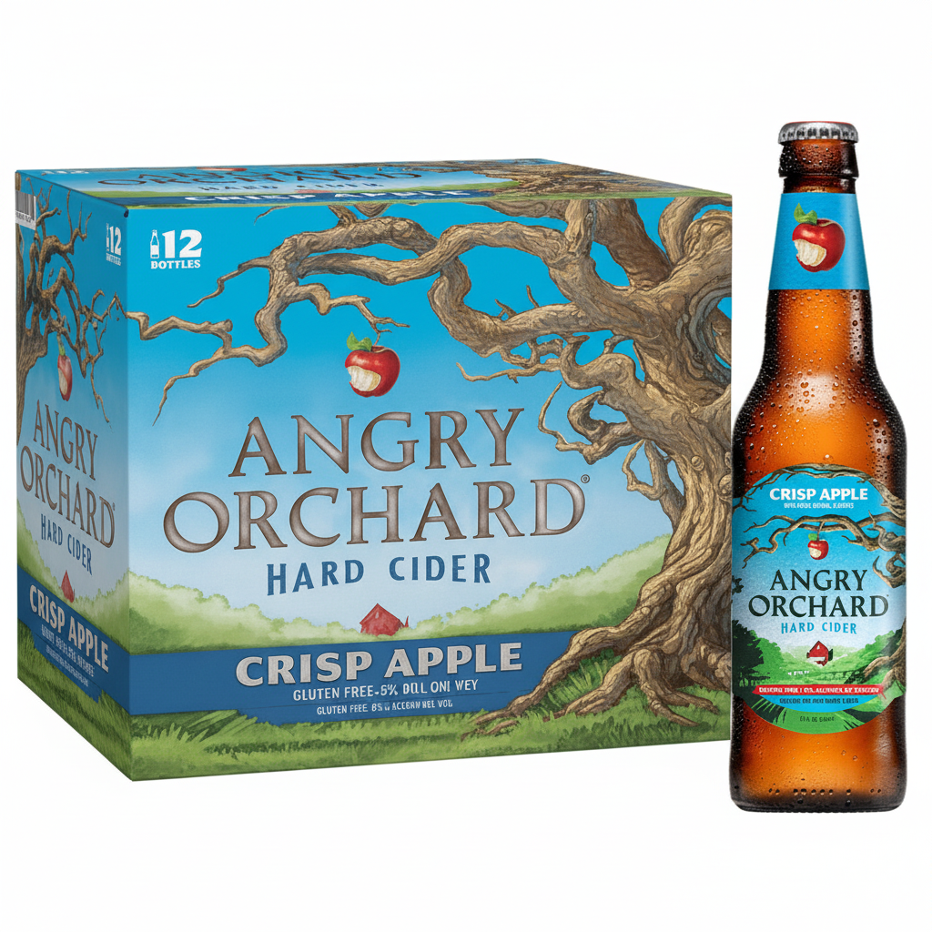 Angry Orchard Crisp Apple 12pk 12pk Bottles Hard Cider
