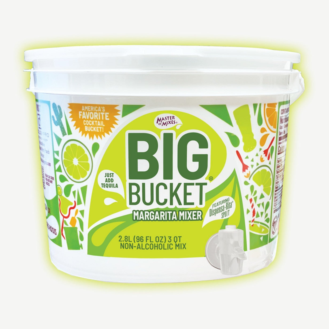 M/M Big Bucket Margarita Mix Master of Mixers 96oz Bucket