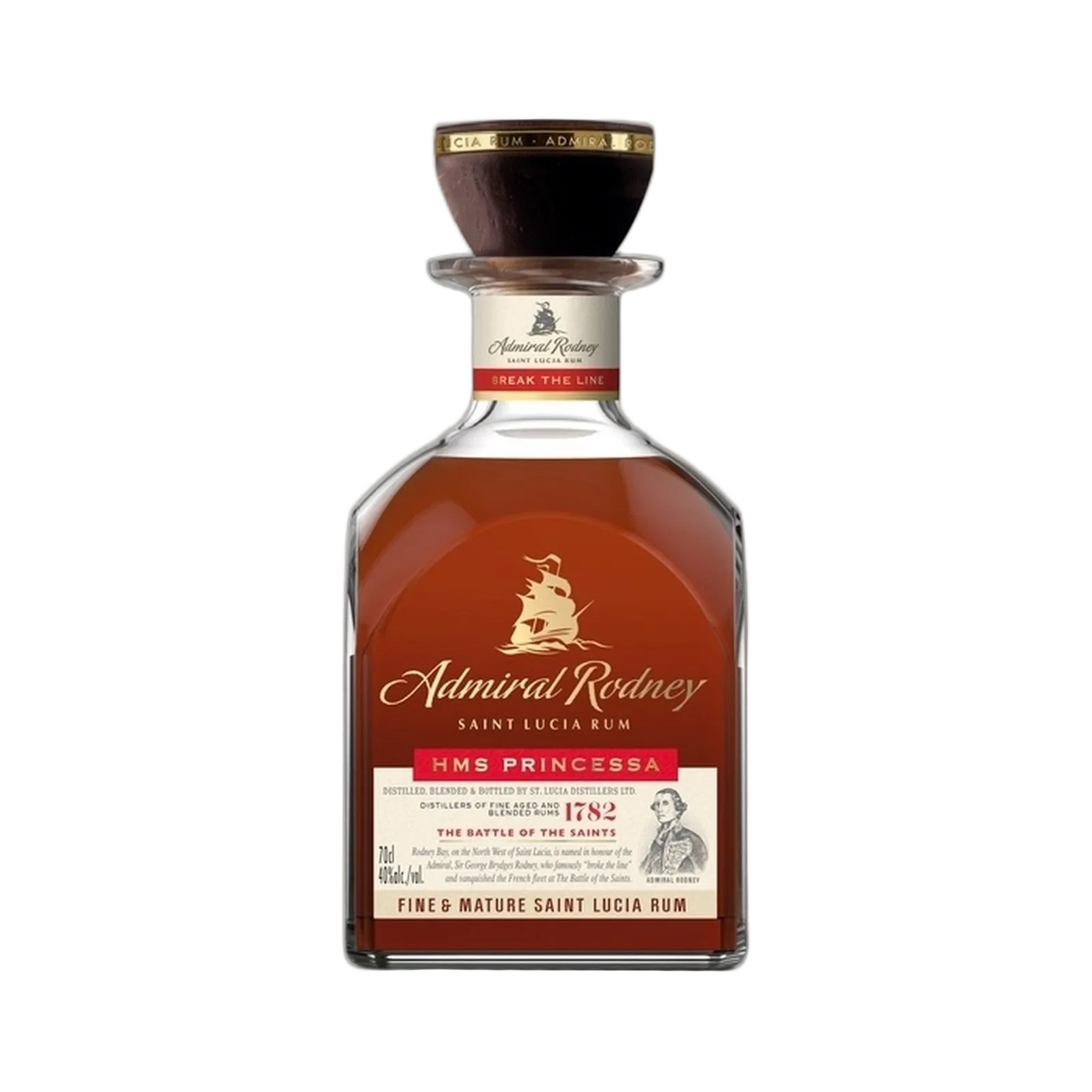 Admiral Rodney HMS Princessa Rum