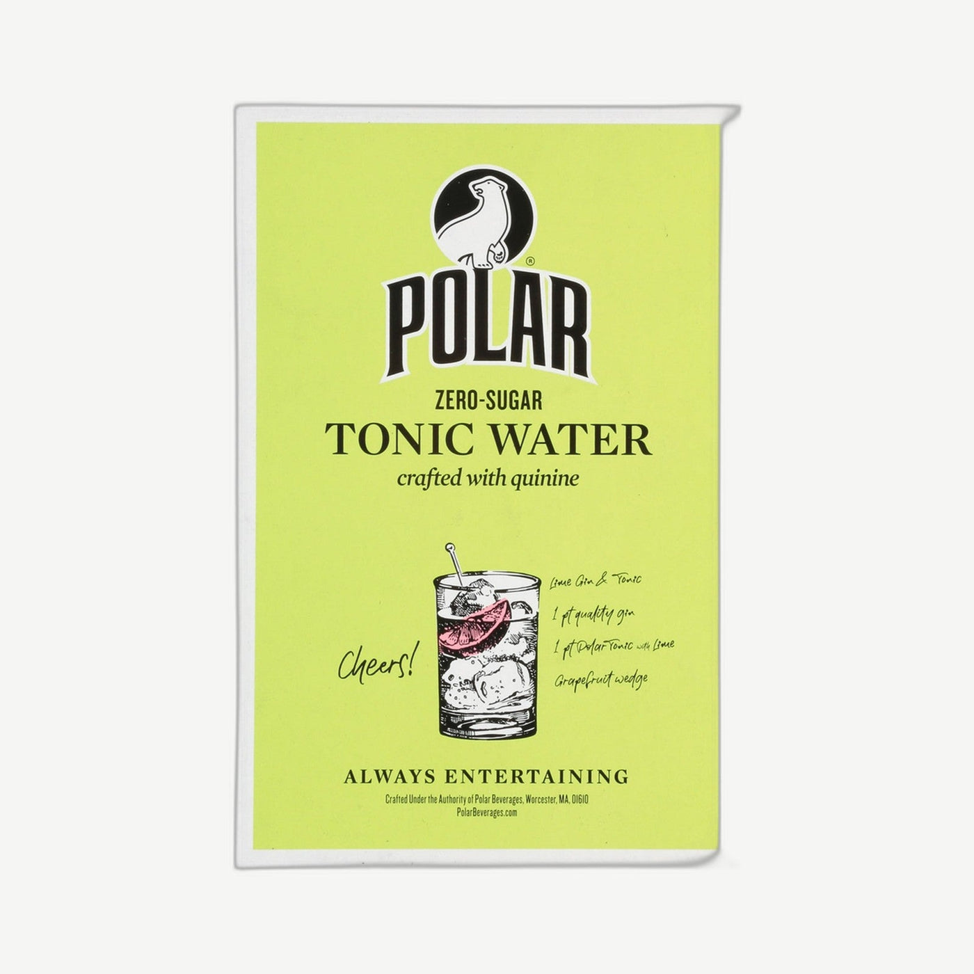 Polar Diet Tonic Water Lime 1L