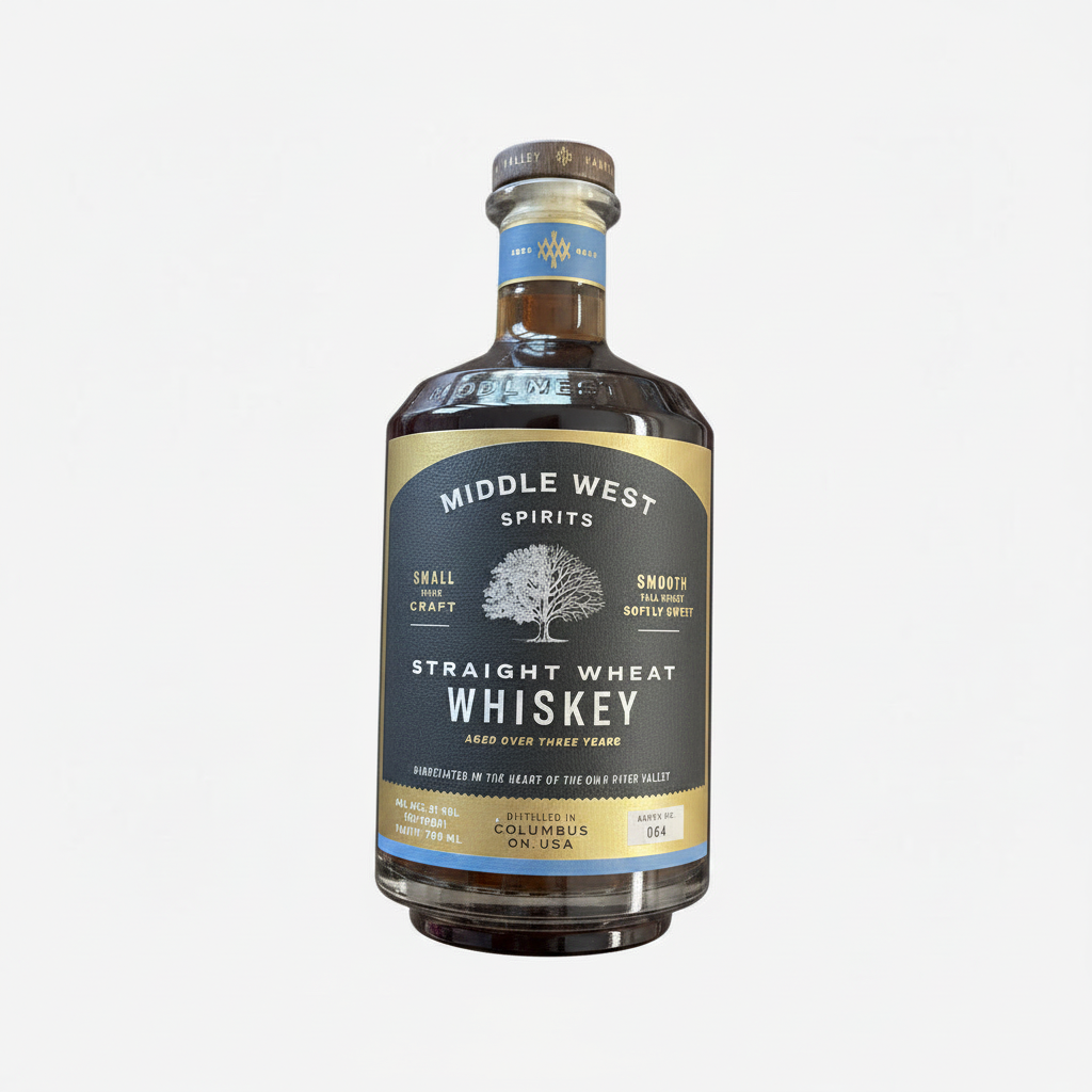 Middle West Strght Wheat Whsik Straight Wheat Whiskey 750ml