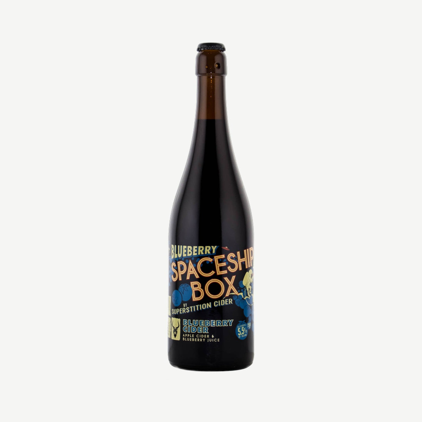 Superstition Spaceship Box 750 750ml Blueberry Cider
