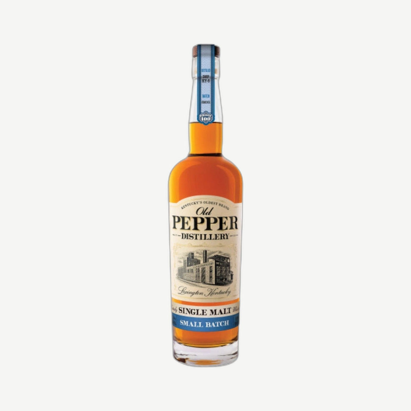 Old Pepper Dist Single Malt 750ml Small Batch Single Malt Whiskey