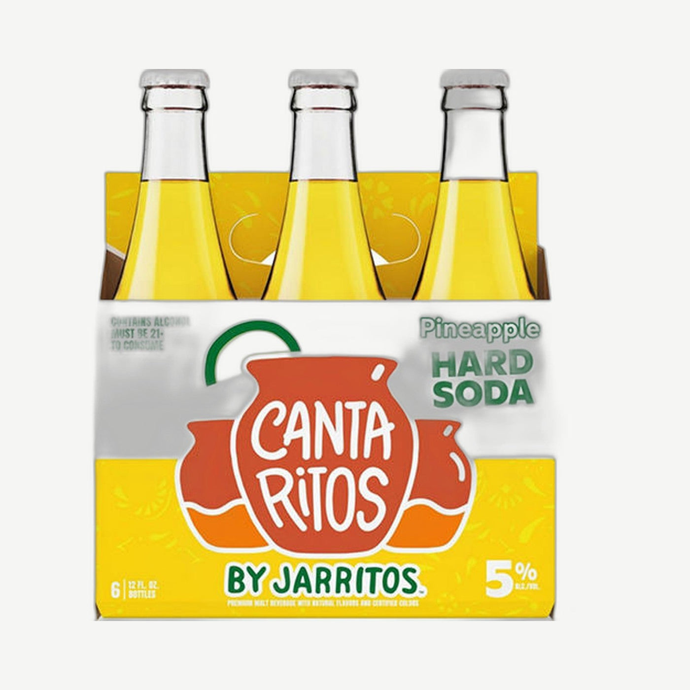 Canta Ritos Jarrito Pineapple Hard Soda 24oz