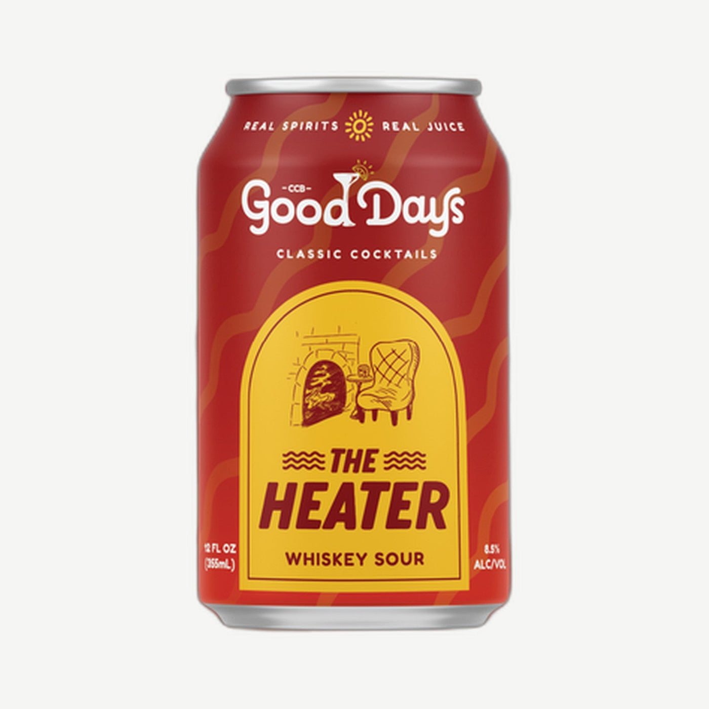 Good Day RTD The Heater 4pk Whiskey, Lemon Juice & Other Flavors
