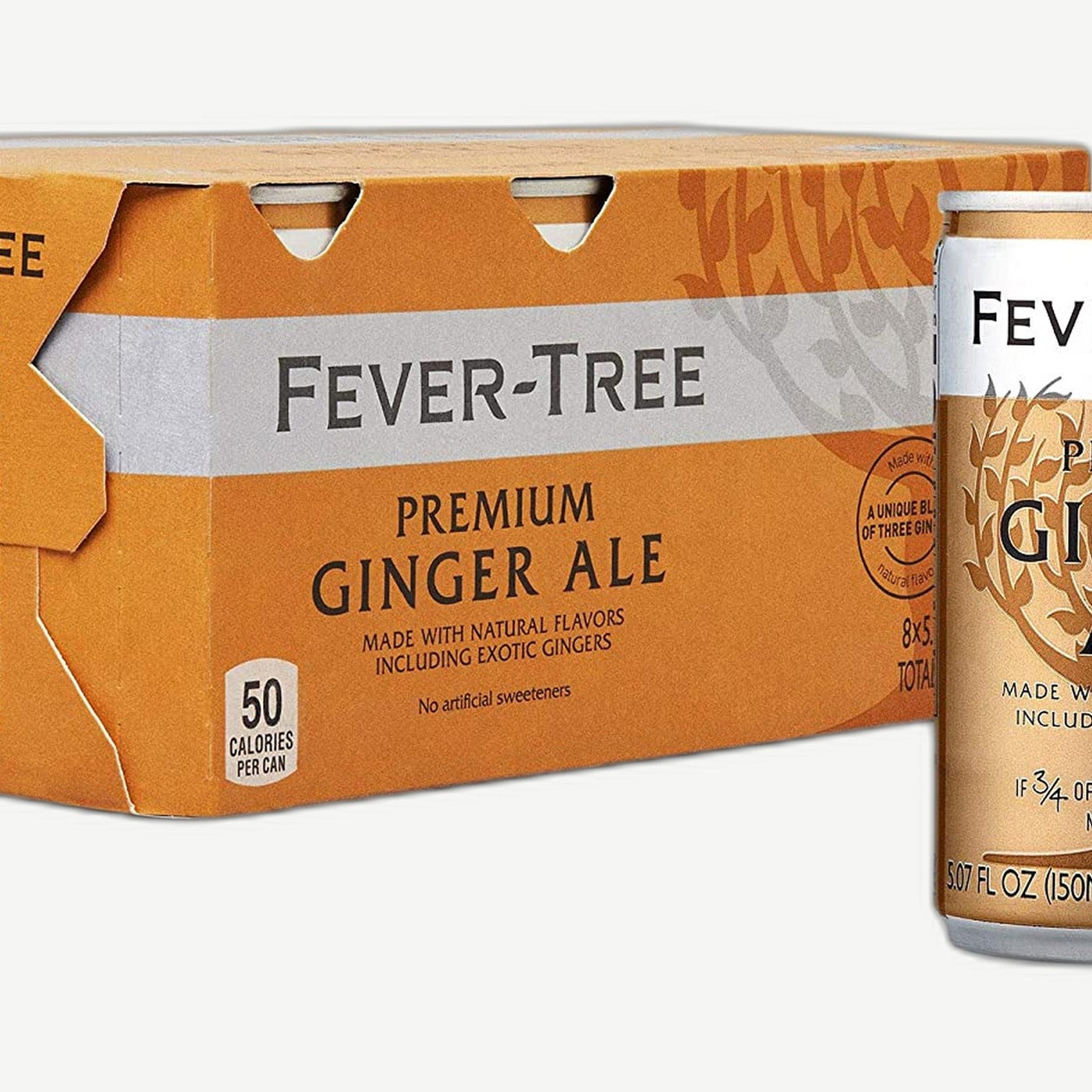 FT Ginger Ale 8pk Cans Fever Tree Ginger Ale