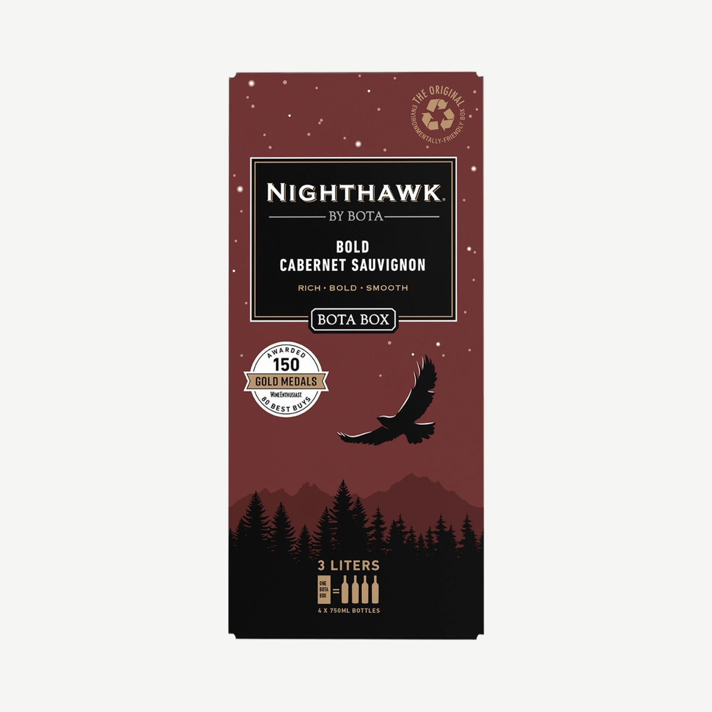 Bota Box NightHawk Cab Sauv 3L Box Wine