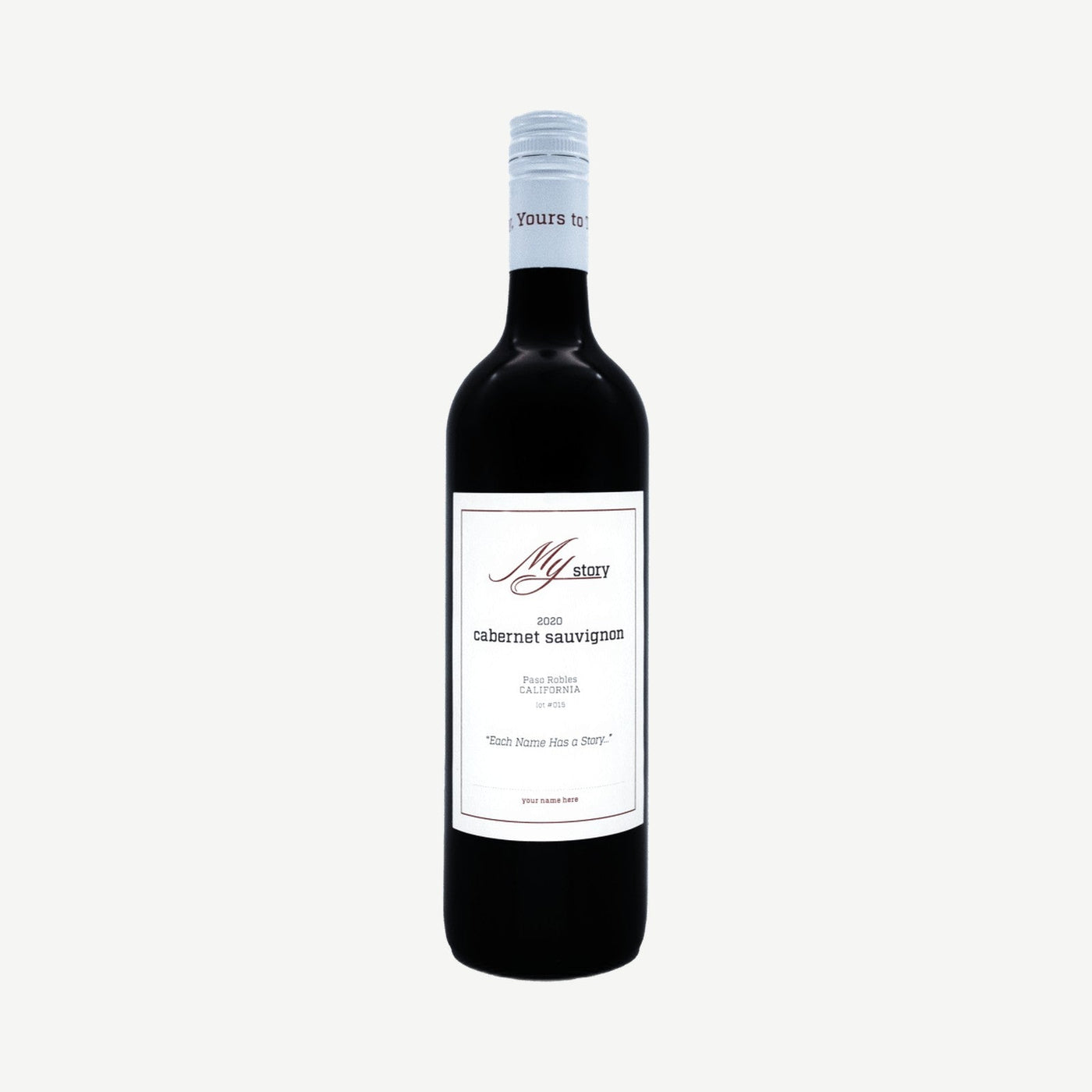 My Story Cabernet Sauvignon 750ml 2018 Paso Robles