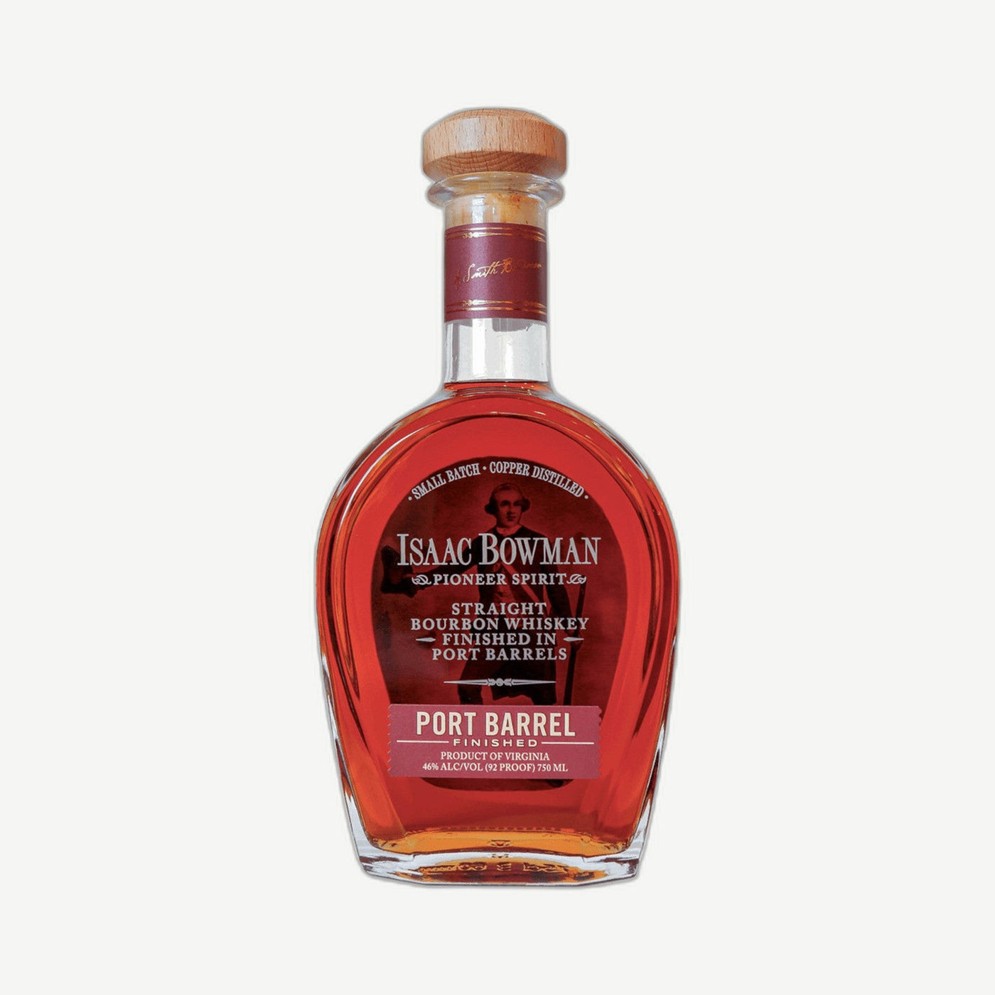 Isaac Bowman Port Barrel Bbn 750ml Bourbon Finished in Port Barrels
