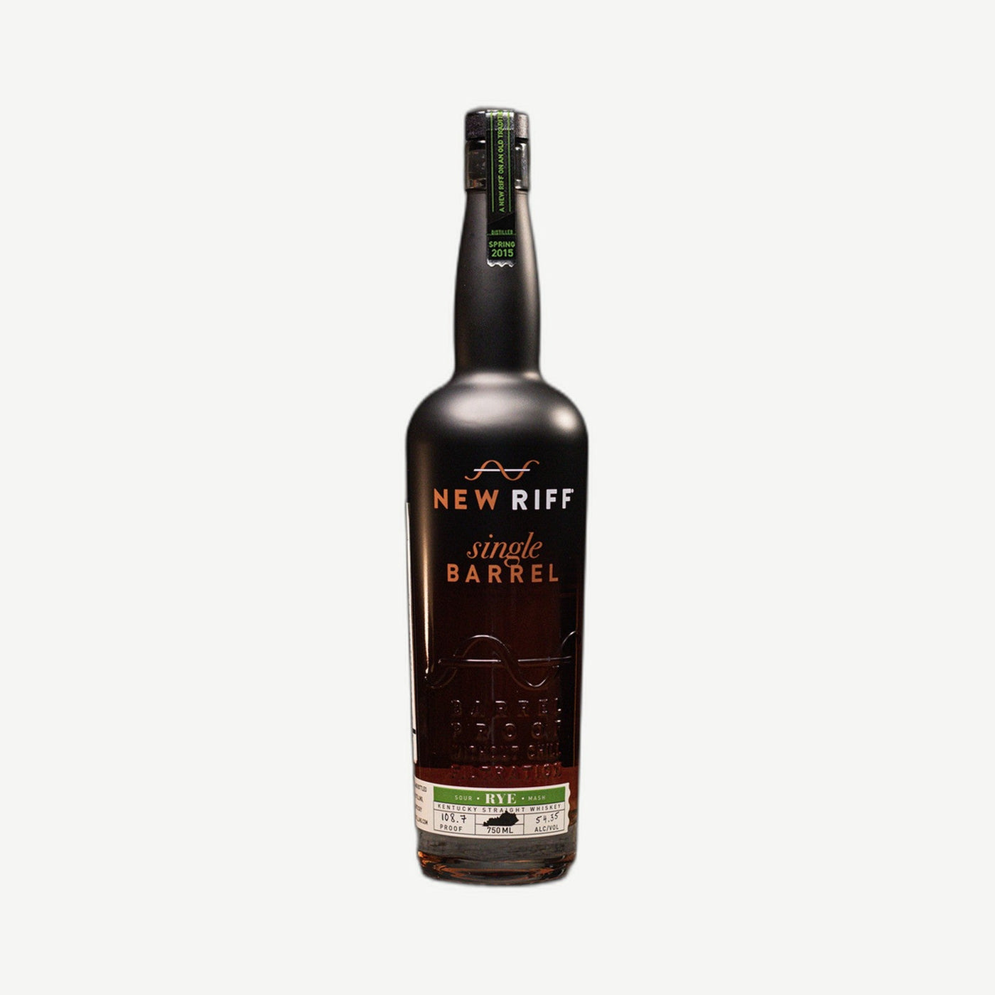 New Riff Single Barrel Rye Single Barrel Rye Whiskey
