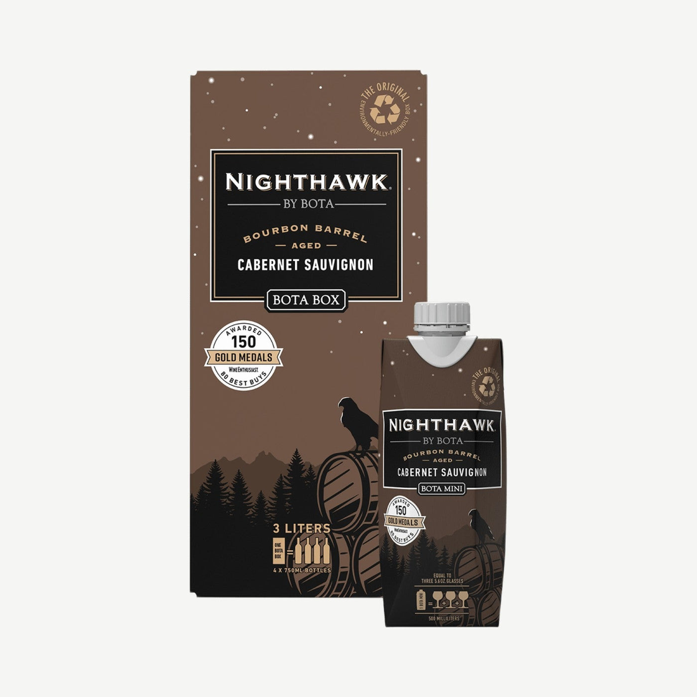 Bota Box NightHawk BBA Cab Sau 3L Box Wine
