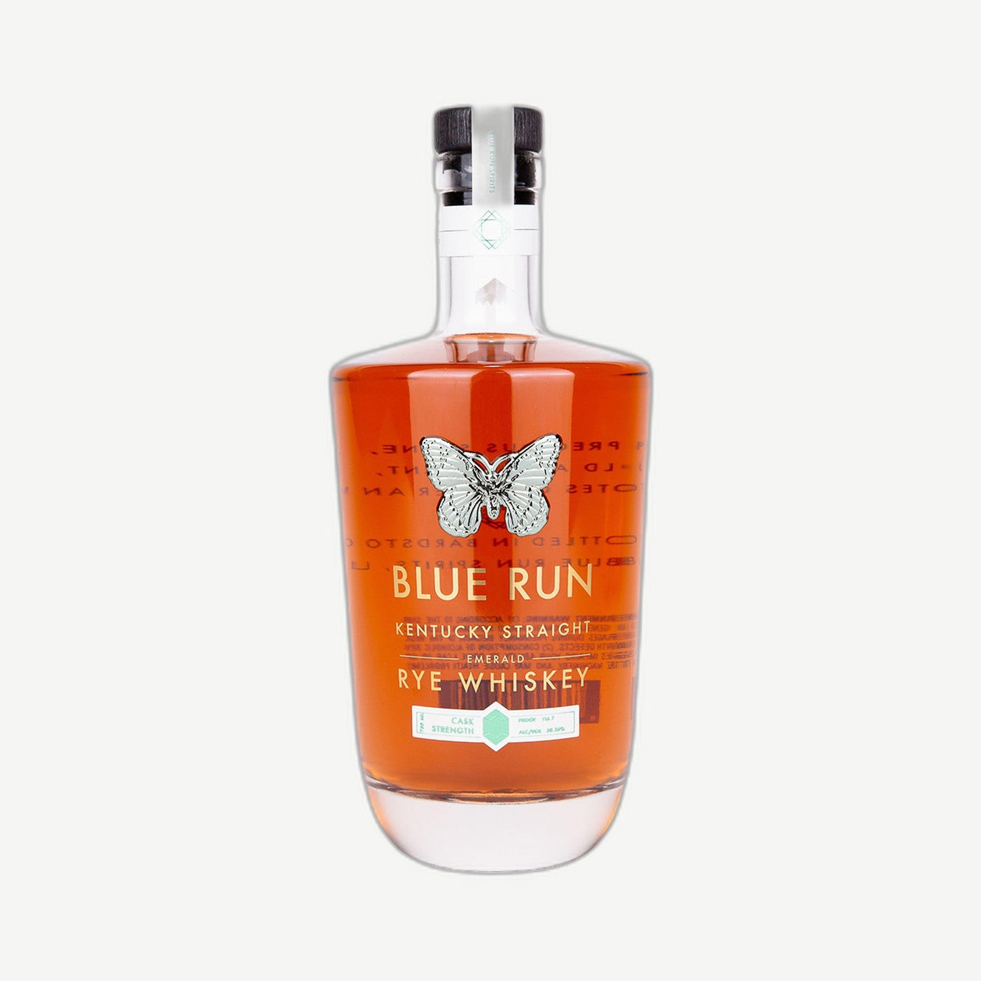 Blue Run Emerald Rye Whiskey 750ml 116.7p
