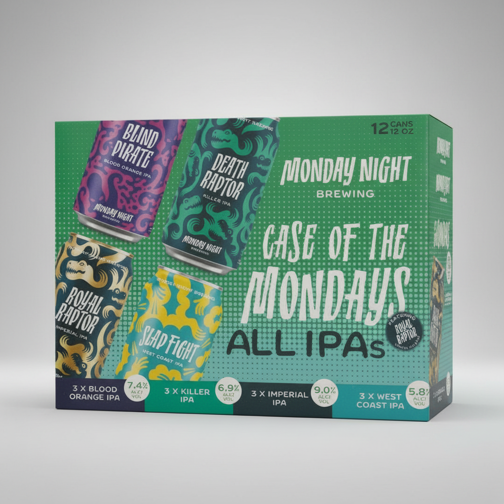Monday Night IPA Variety 12pk Case of Mondays all IPAs