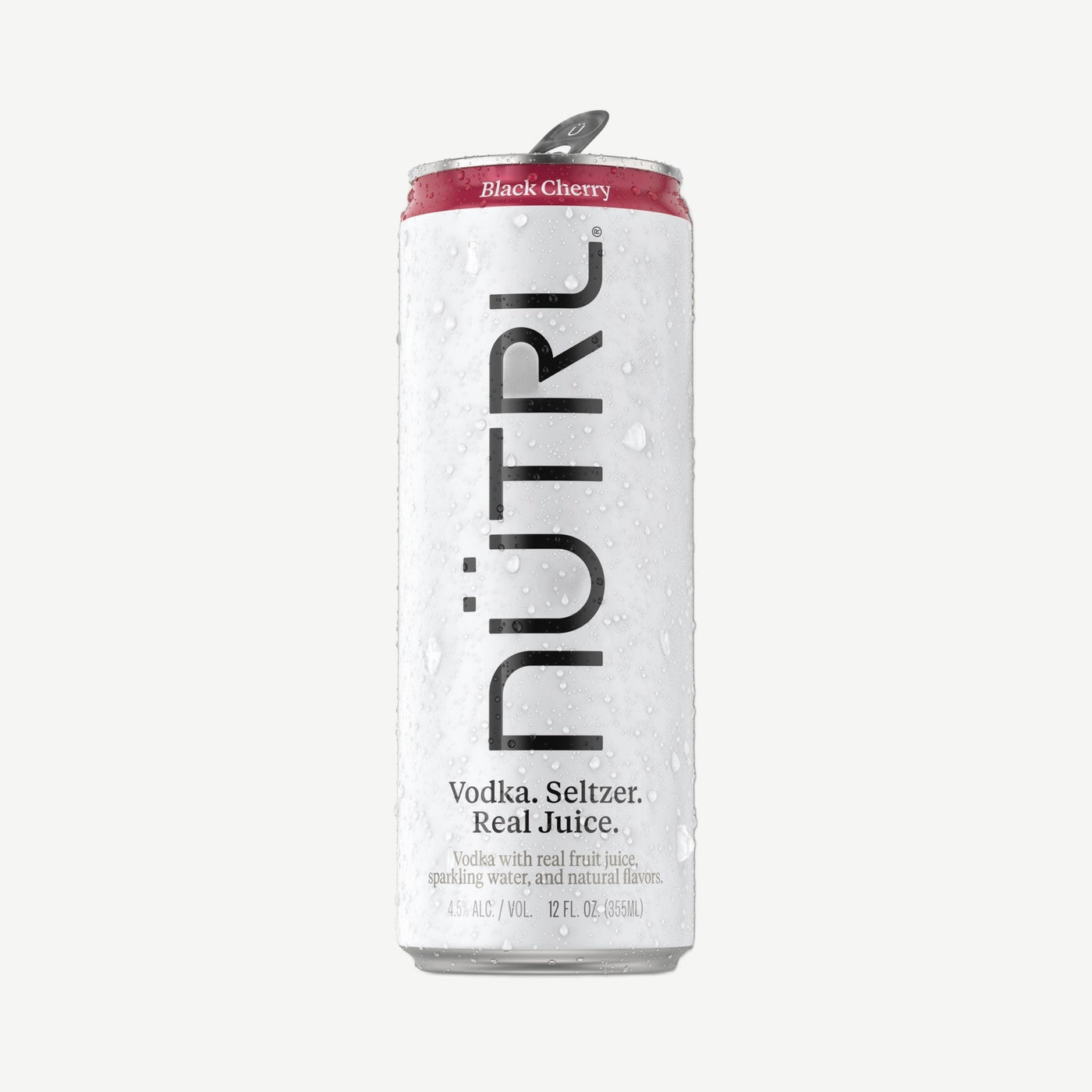 Nutrl Vodka Seltz Blk Chry 4pk Vodka Seltzer Black Cherry