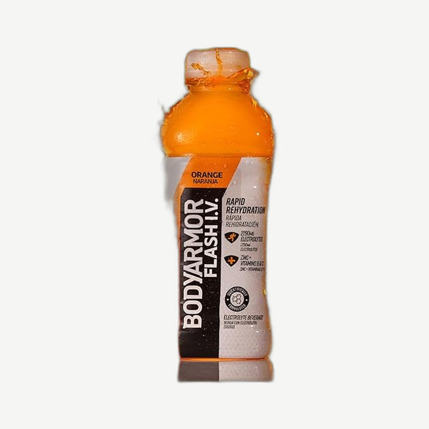 BA Flash IV Orange 20oz Body Armor Rapid Rehydration