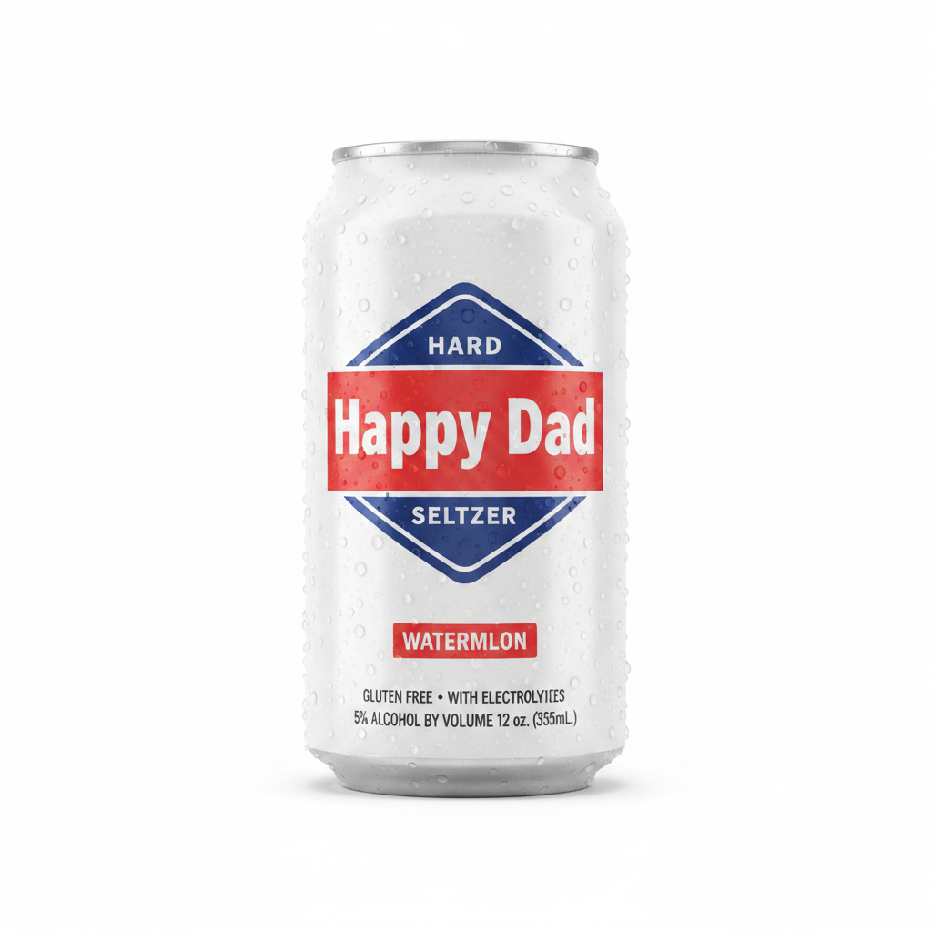 Happy Dad Watermelon 12pk 12pk 12oz Seltzer