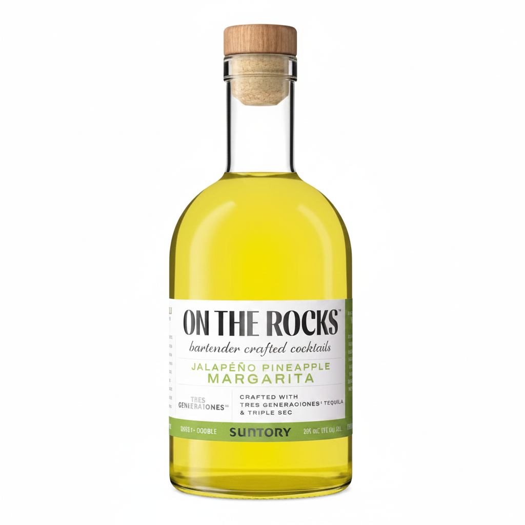 OTR Jalapeno Pineapple Margar 375ml On the Rocks