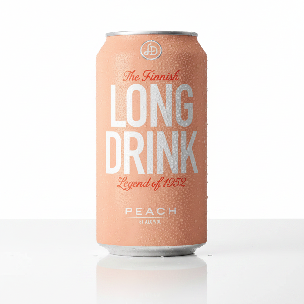 Long Drink Peach 6pk 5.5% abv
