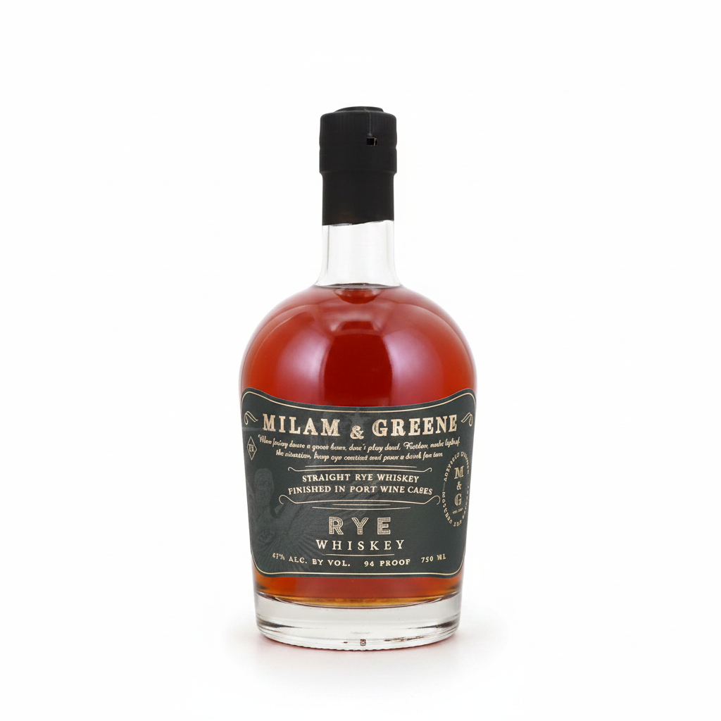 Milam and Greene Rye Whiskey 750ml