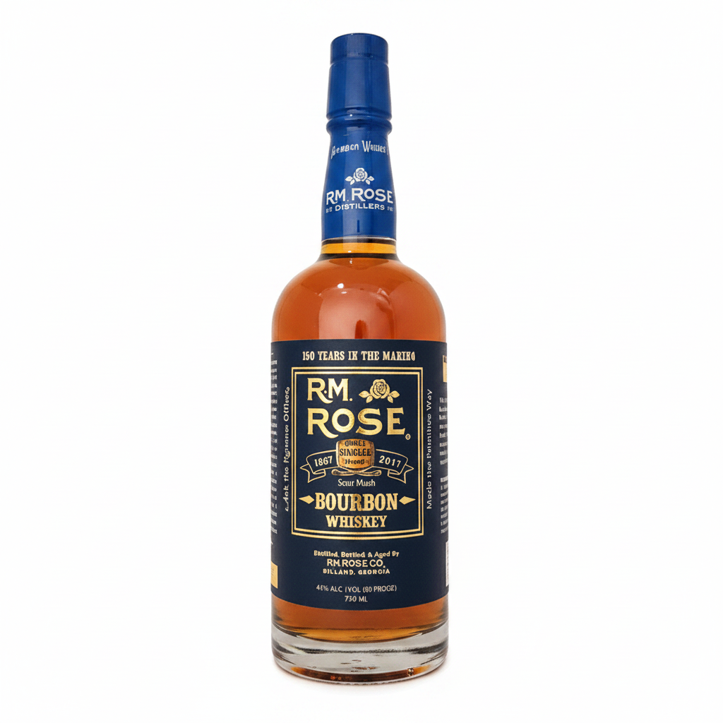 R.M. Rose Small Batch Whiskey bottle
