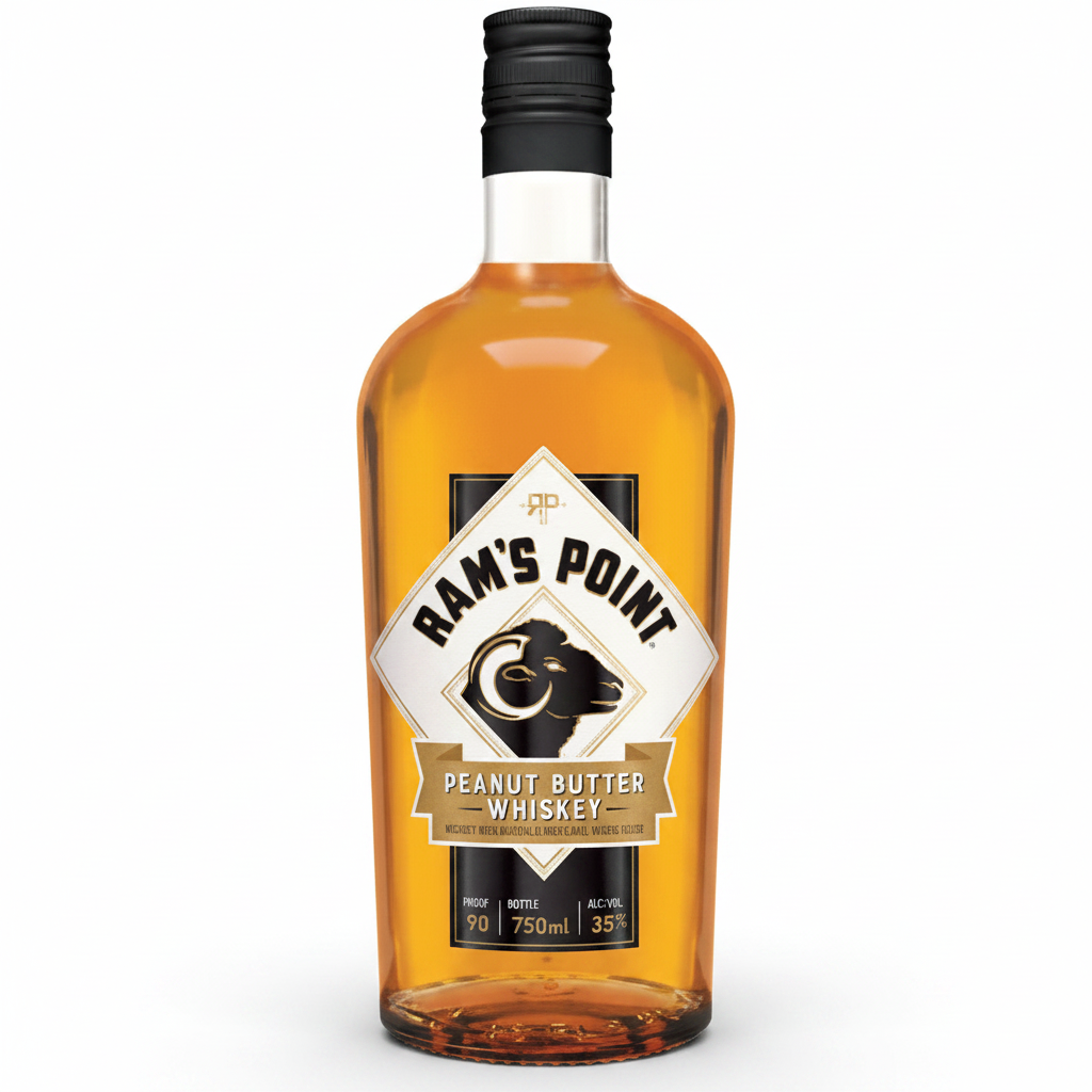 Rams Point PB Whiskey 750ml 750ml Peanut Butter Whiskey