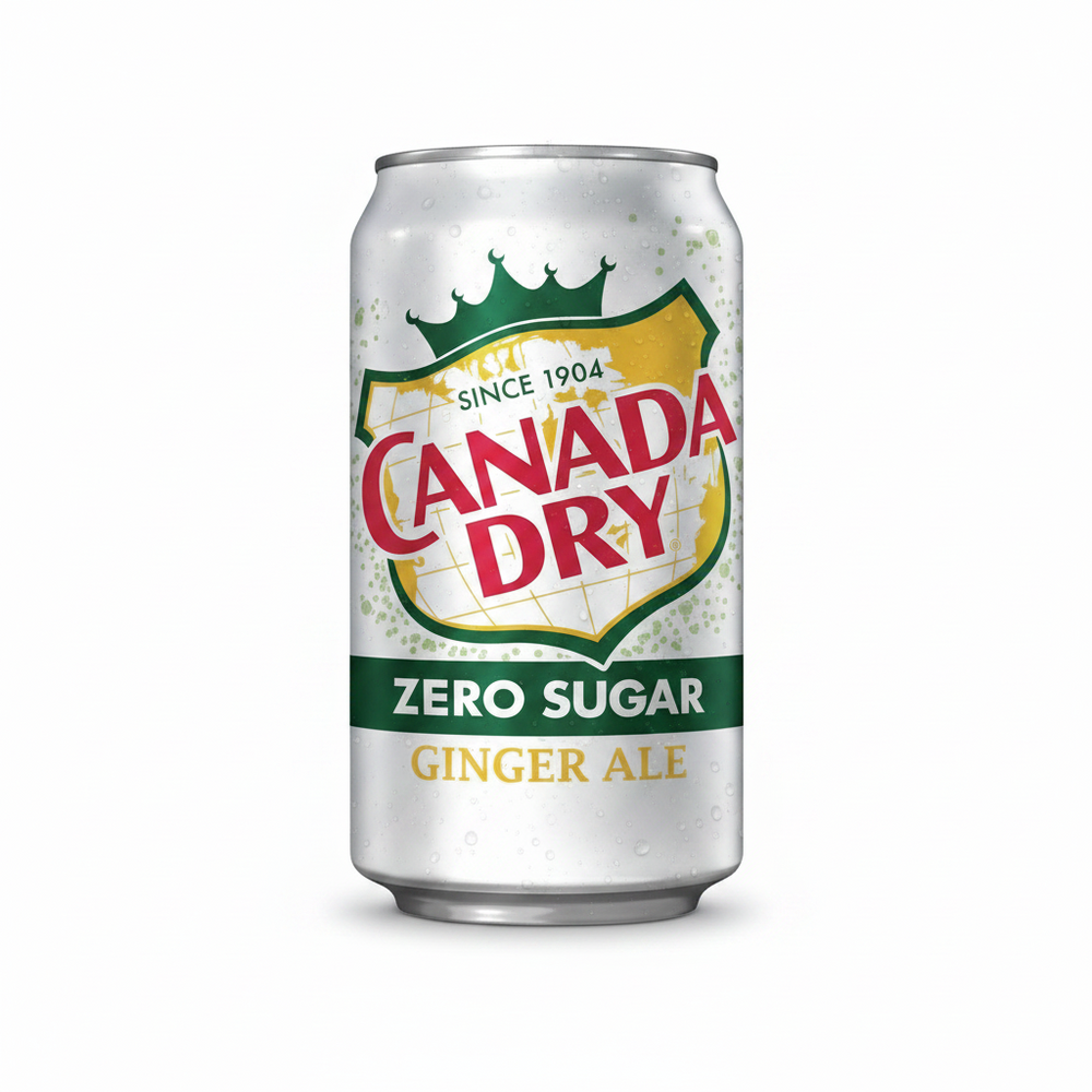 Canada Dry Zero Ginger Ale 12oz Can Zero Sugar Ginger Ale