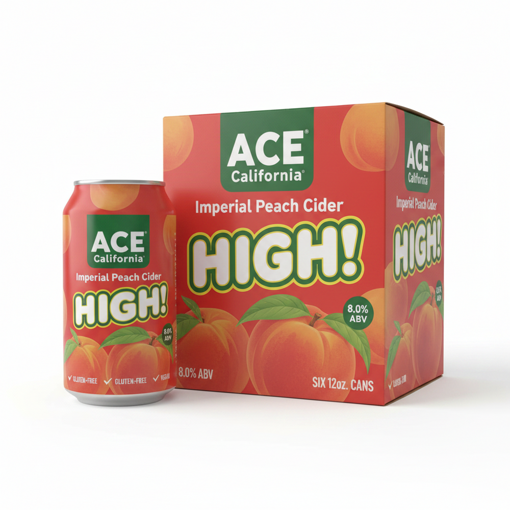 Ace High Imperial Peach Cider 6pk
