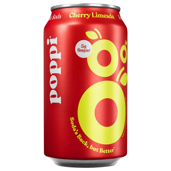 Poppi Cherry Limeade 12oz Prebiotic Soda