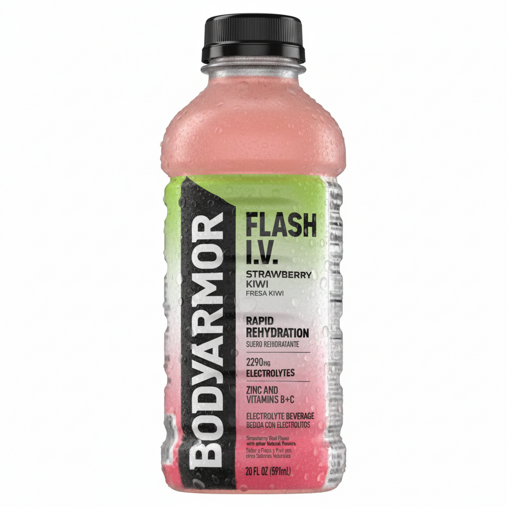 BA Flash IV Straw Kiwi 20oz Body Armor IV Strawberry Kiwi
