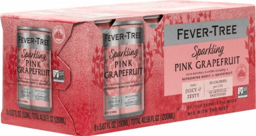 FT Pink Grapefruit 8pk Cans Fever Tree Pink Grapefruit