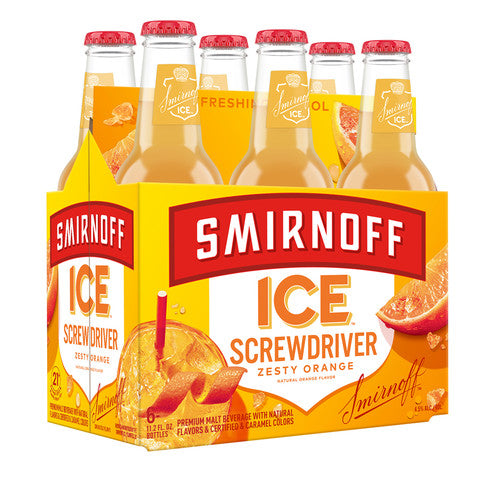 Smirnoff Ice Screwdriver 6 pack bottles