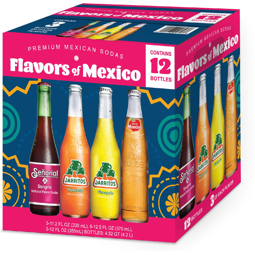 Jarritos Flavors of Mex 12pk