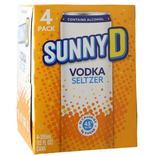 Sunny D Vodka Seltzer 4pk Original