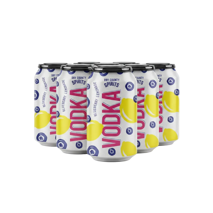Dry County Blueberry Lmnd 6pk Blueberry Lemonade Vodka 6pk Cans