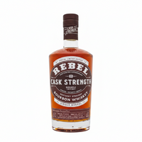 Rebel Cask Strength Bourbon Whiskey bottle